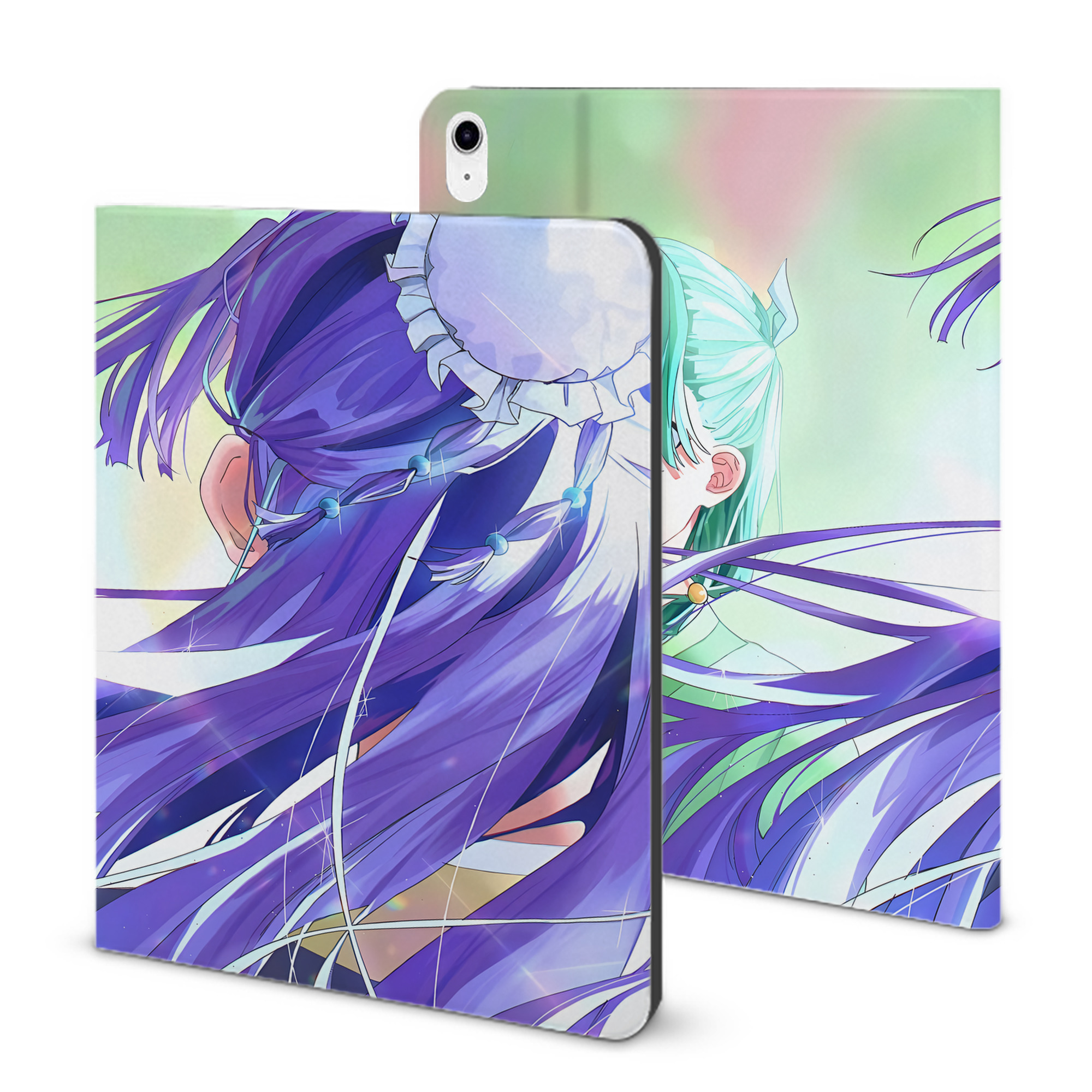 （画像用） 薬屋のひとりごと The Apothecary Diaries IPad ケース ブック型 PUレザー TPU 耐衝撃 軽量 薄型 ペン収納なし 全面保護 IPad 各モデル対応